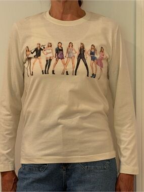 Taylor Swift 1989 (Taylor’s Version) Eras Concert Long Sleeve Tshirt Size L